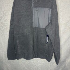 Huk Men's Charcoal Zip-Up Sweater